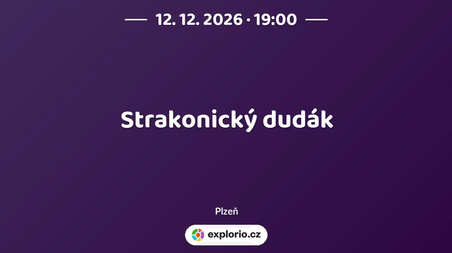 Strakonický dudák – divadlo, Hudba a Kino, Plzeň