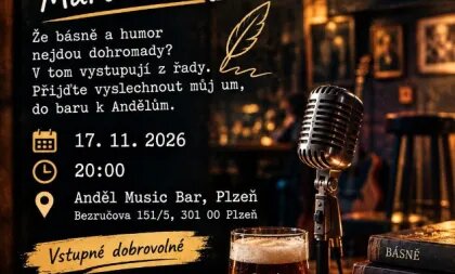 Autorské čtení básní – divadlo, Hudba a Kino, Plzeň – fotka 2
