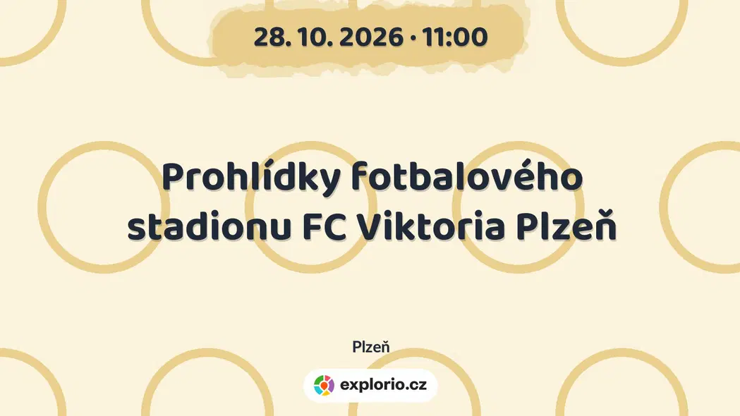 Prohlídky fotbalového stadionu FC Viktoria Plzeň – prohlídky a Muzea, Plzeň