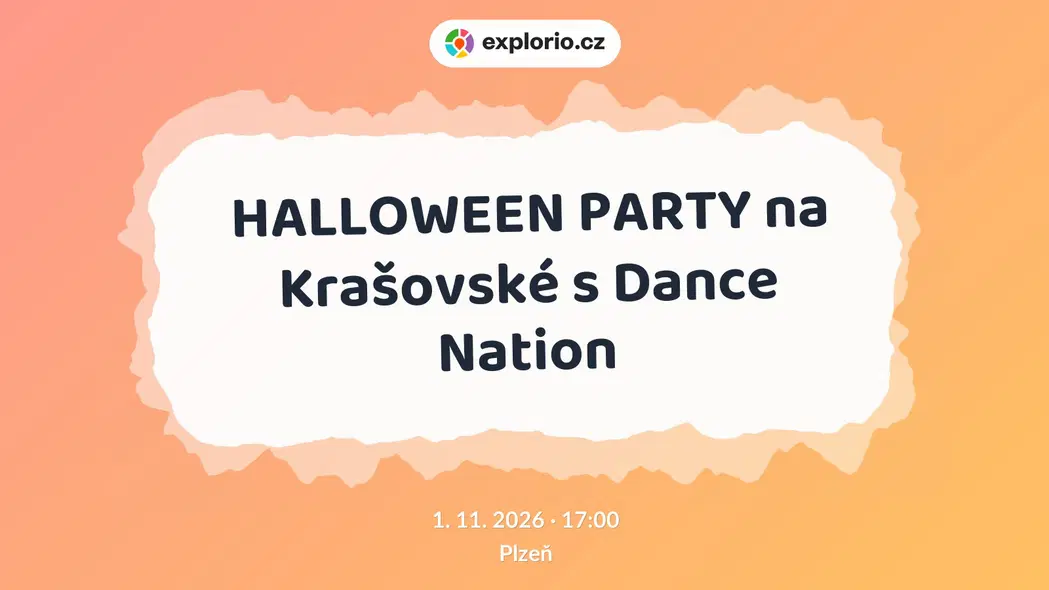 HALLOWEEN PARTY na Krašovské s Dance Nation – festivaly a Slavnosti, Plzeň