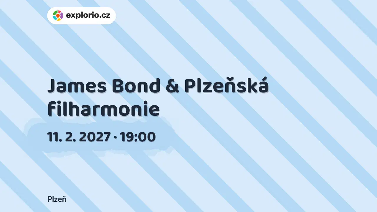 James Bond & Plzeňská filharmonie – divadlo, Hudba a Kino, Plzeň