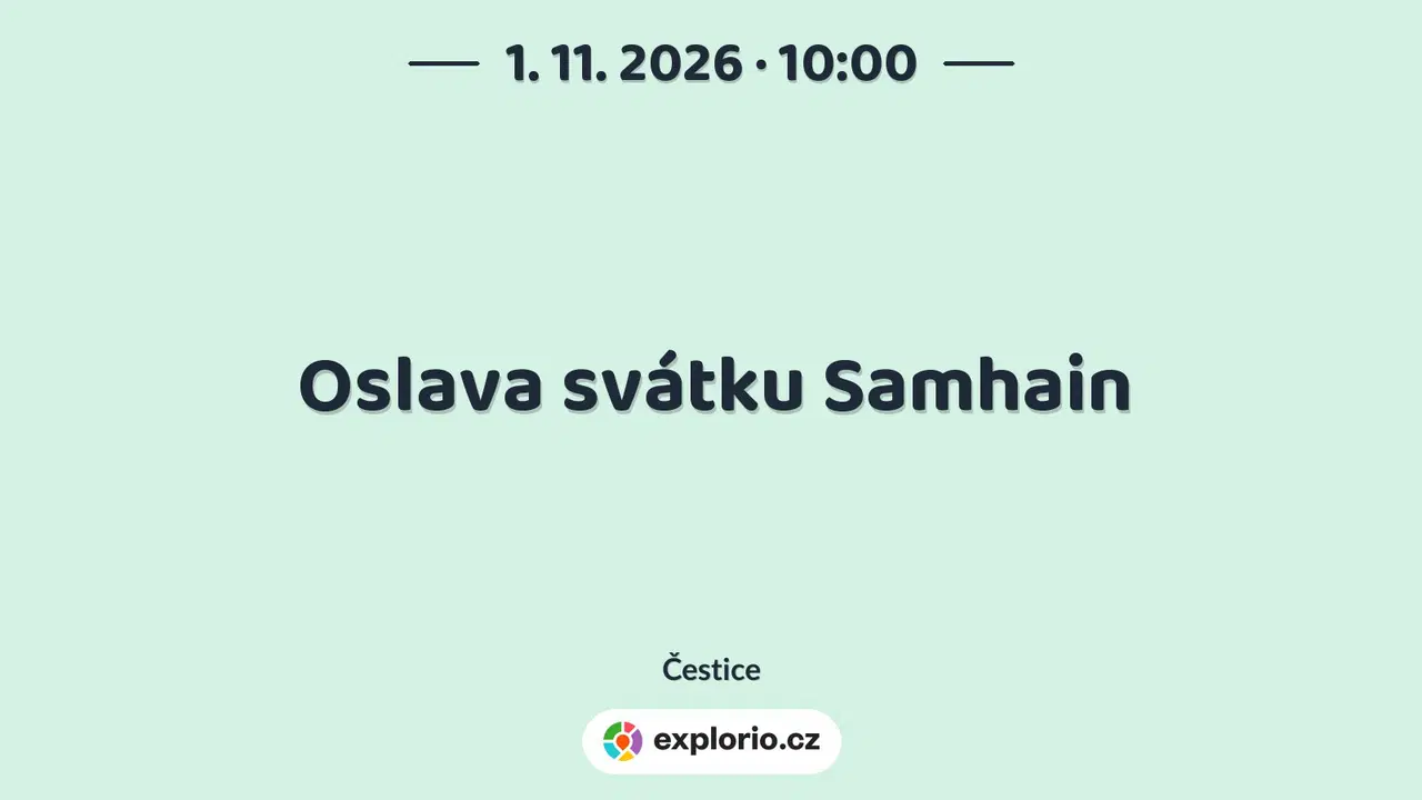 Oslava svátku Samhain – festivaly a Slavnosti, Čestice