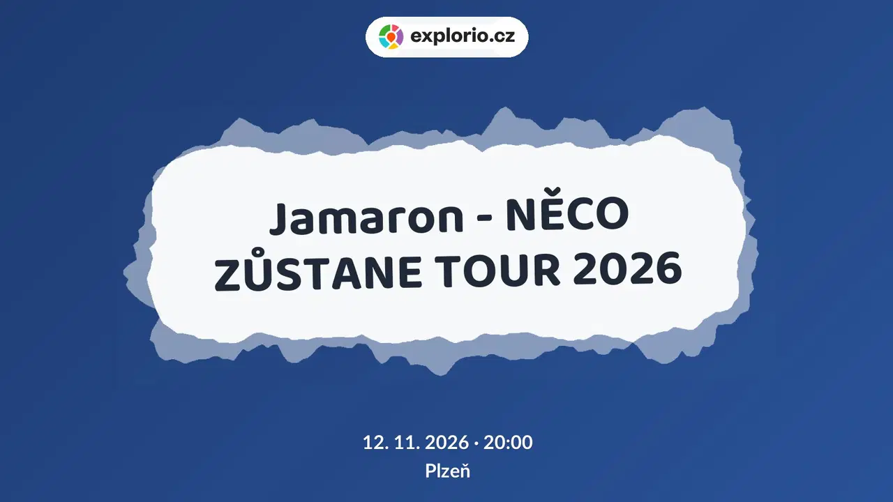 Jamaron - NĚCO ZŮSTANE TOUR 2026 – divadlo, Hudba a Kino, Plzeň
