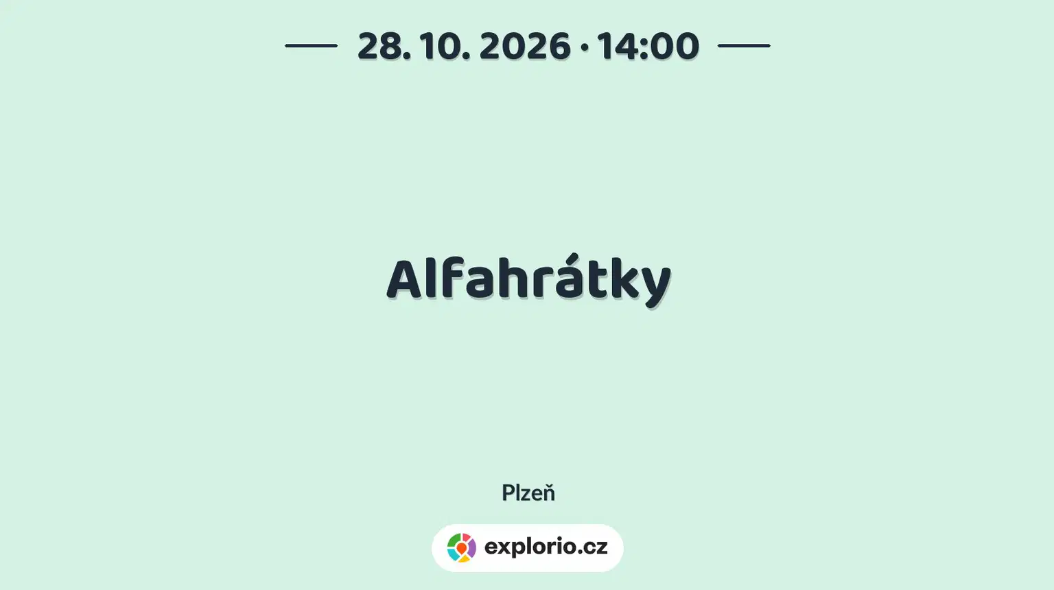 Alfahrátky – tvořivé dílny a Workshopy, Plzeň