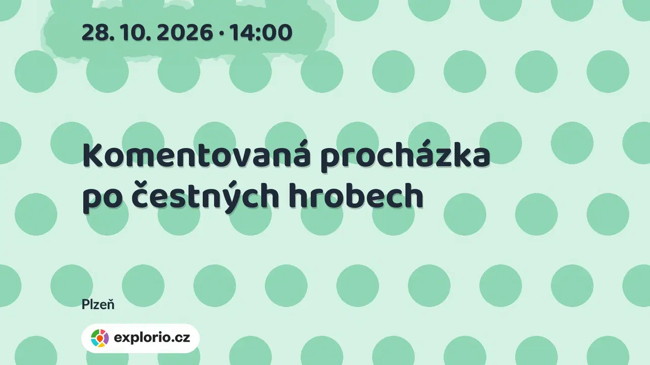 Komentovaná procházka po čestných hrobech – prohlídky a Muzea, Plzeň