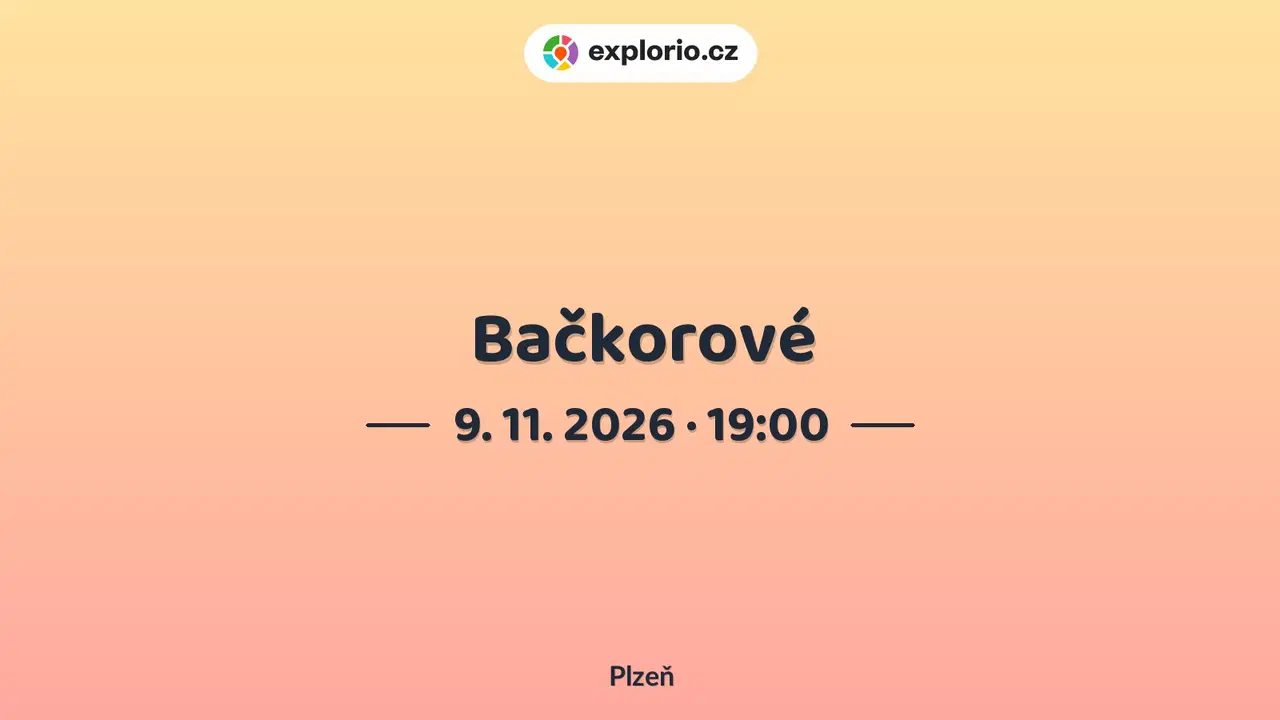 Bačkorové – divadlo, Hudba a Kino, Plzeň