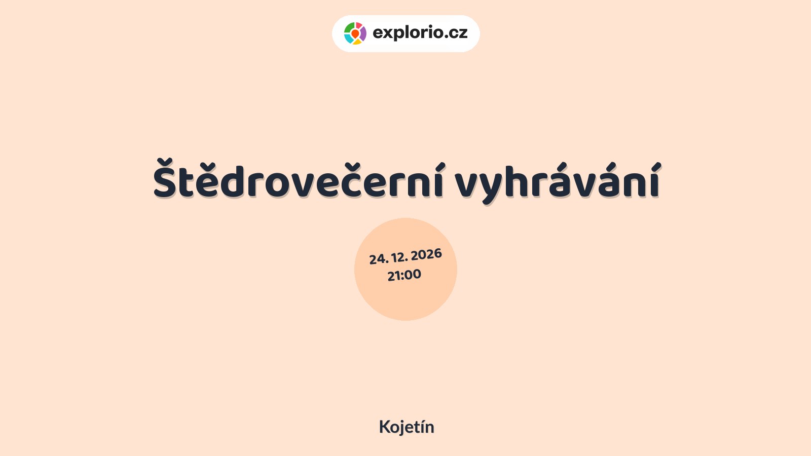Štědrovečerní vyhrávání – divadlo, Hudba a Kino, Kojetín