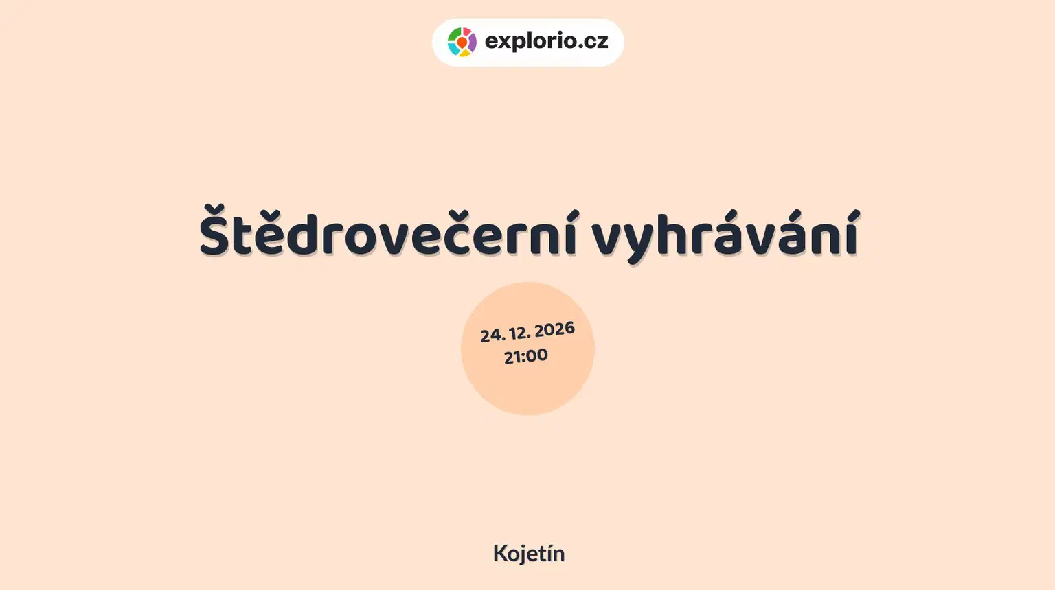 Štědrovečerní vyhrávání – divadlo, Hudba a Kino, Kojetín
