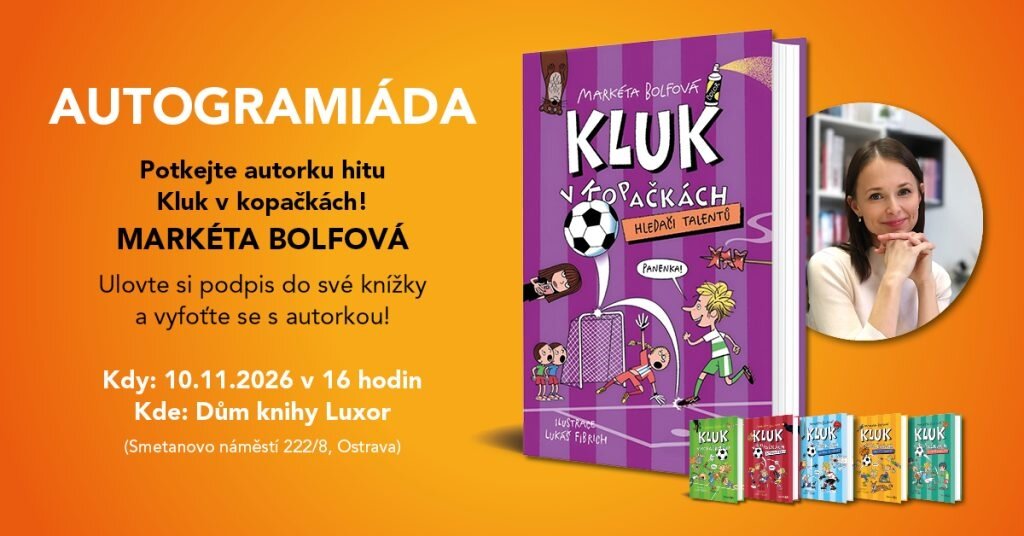 autogramiádu se spisovatelkou Markétou Bolfovou: Kluk v kopačkách – divadlo, Hudba a Kino, Ostrava – fotka 2