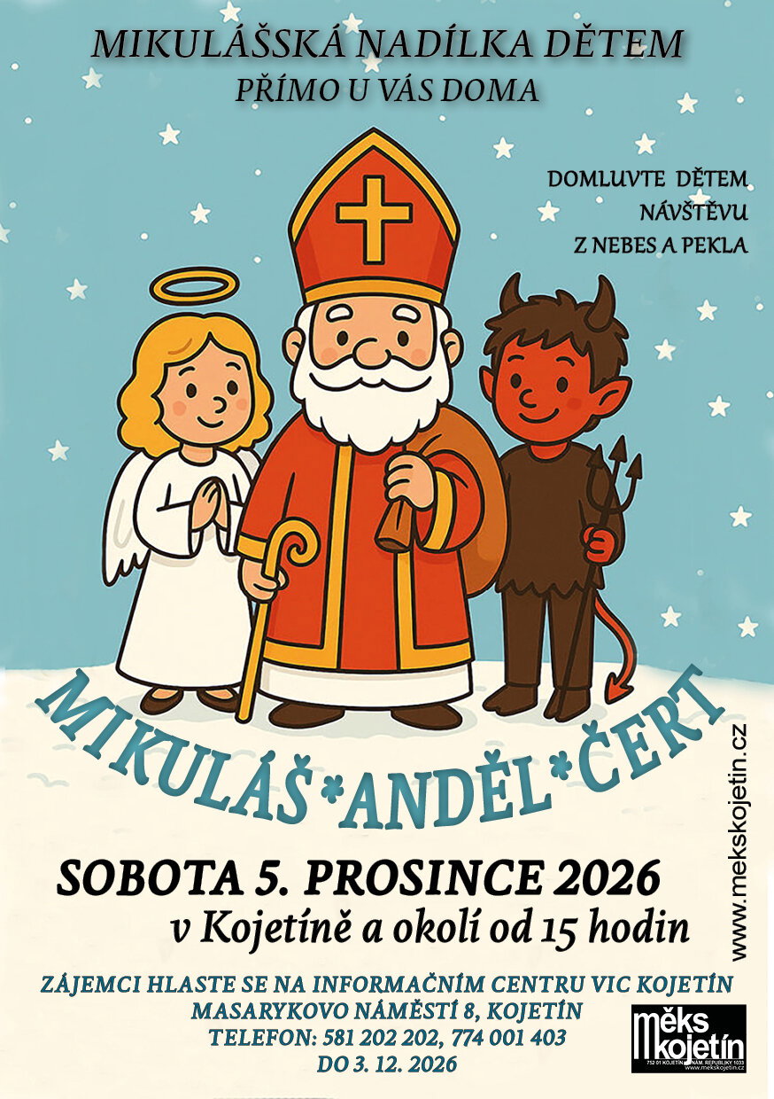 Mikuláš, anděl a čert – festivaly a Slavnosti, Kojetín – fotka 2
