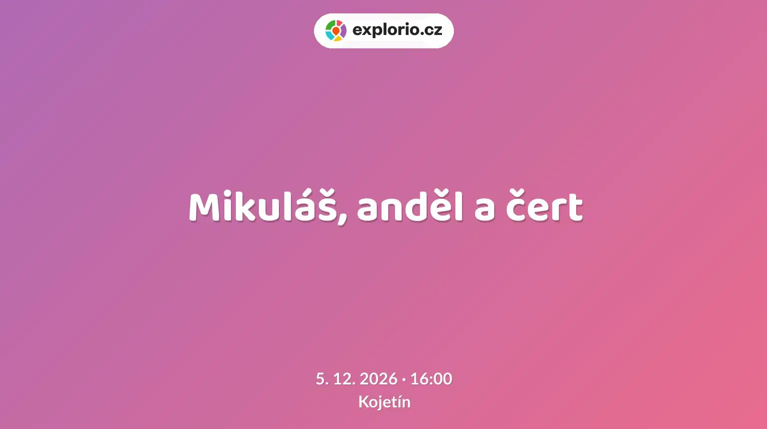 Mikuláš, anděl a čert – festivaly a Slavnosti, Kojetín
