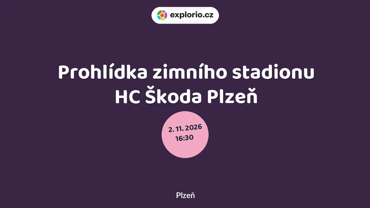 Prohlídka zimního stadionu HC Škoda Plzeň – prohlídky a Muzea, Plzeň