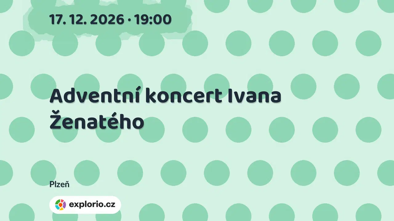 Adventní koncert Ivana Ženatého – divadlo, Hudba a Kino, Plzeň