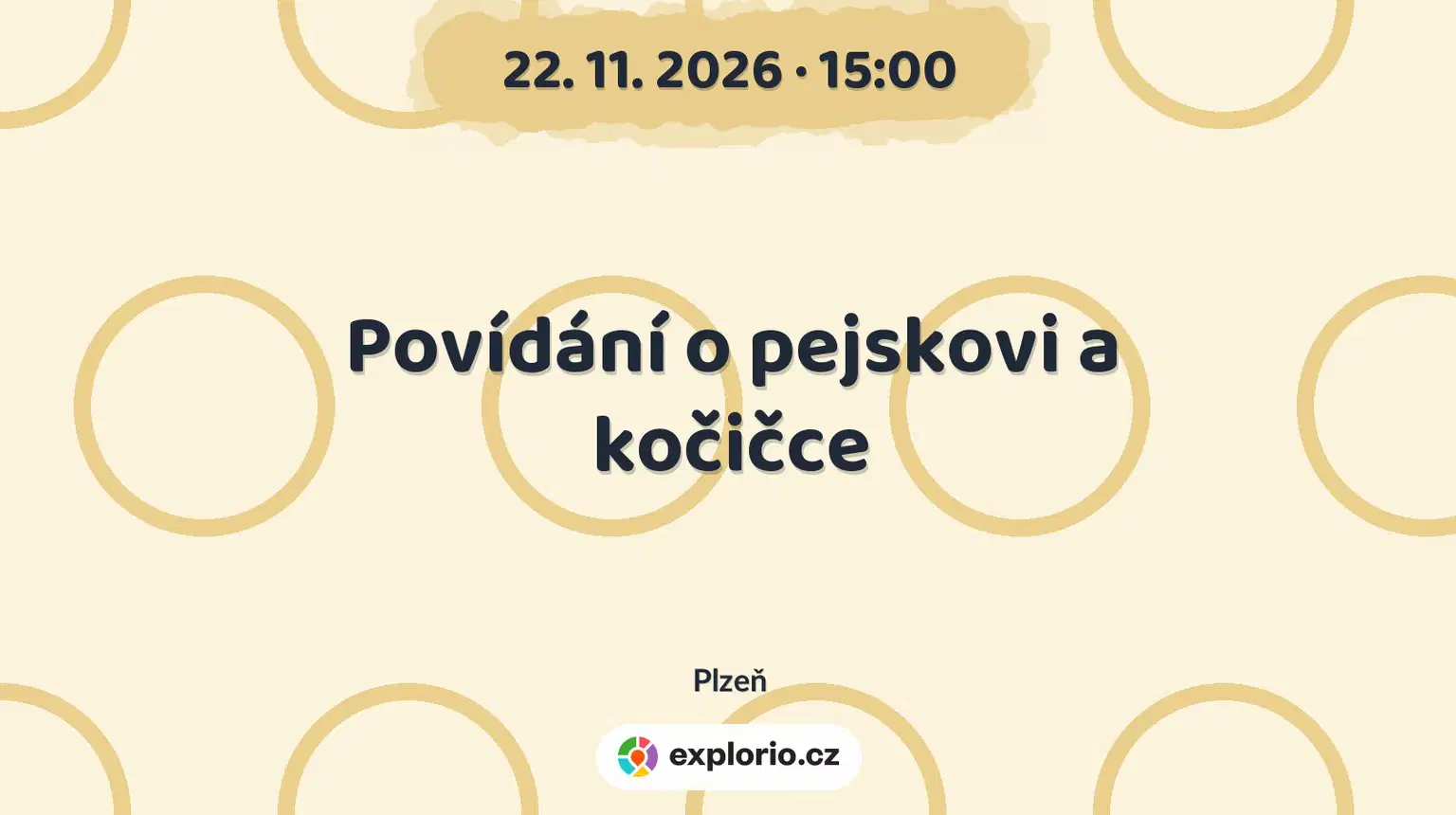Povídání o pejskovi a kočičce – divadlo, Hudba a Kino, Plzeň