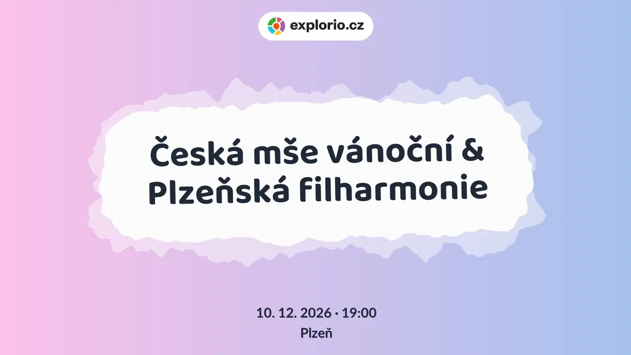 Česká mše vánoční & Plzeňská filharmonie – divadlo, Hudba a Kino, Plzeň