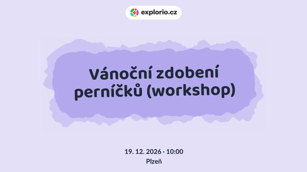 Vánoční zdobení perníčků (workshop) – tvořivé dílny a Workshopy, Plzeň