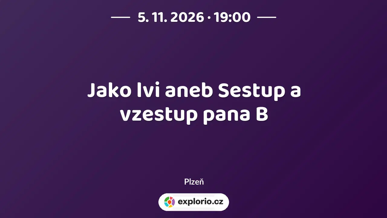 Jako lvi aneb Sestup a vzestup pana B – divadlo, Hudba a Kino, Plzeň