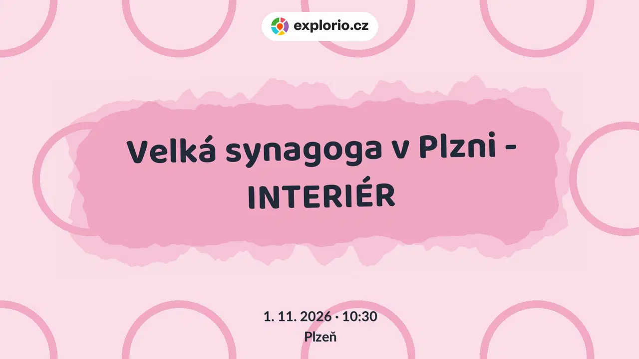 Velká synagoga v Plzni - INTERIÉR – prohlídky a Muzea, Plzeň