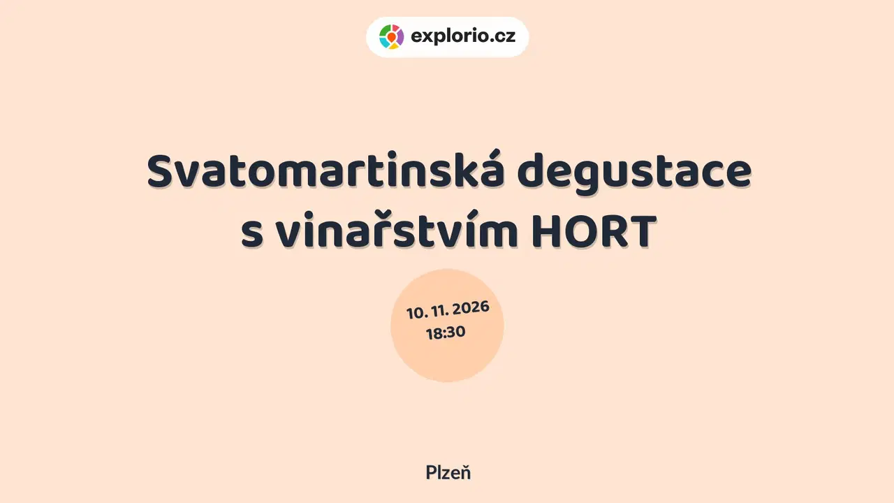 Svatomartinská degustace s vinařstvím HORT – divadlo, Hudba a Kino, Plzeň