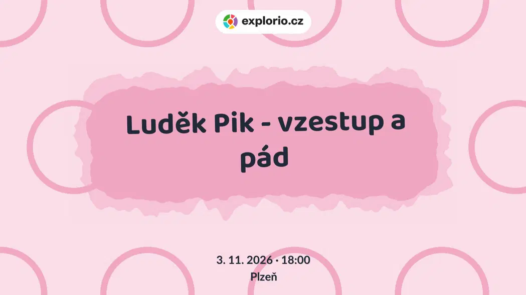 Luděk Pik - vzestup a pád – prohlídky a Muzea, Plzeň