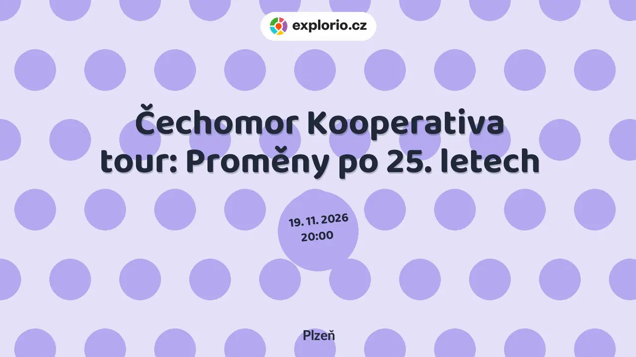 Čechomor Kooperativa tour: Proměny po 25. letech – divadlo, Hudba a Kino, Plzeň