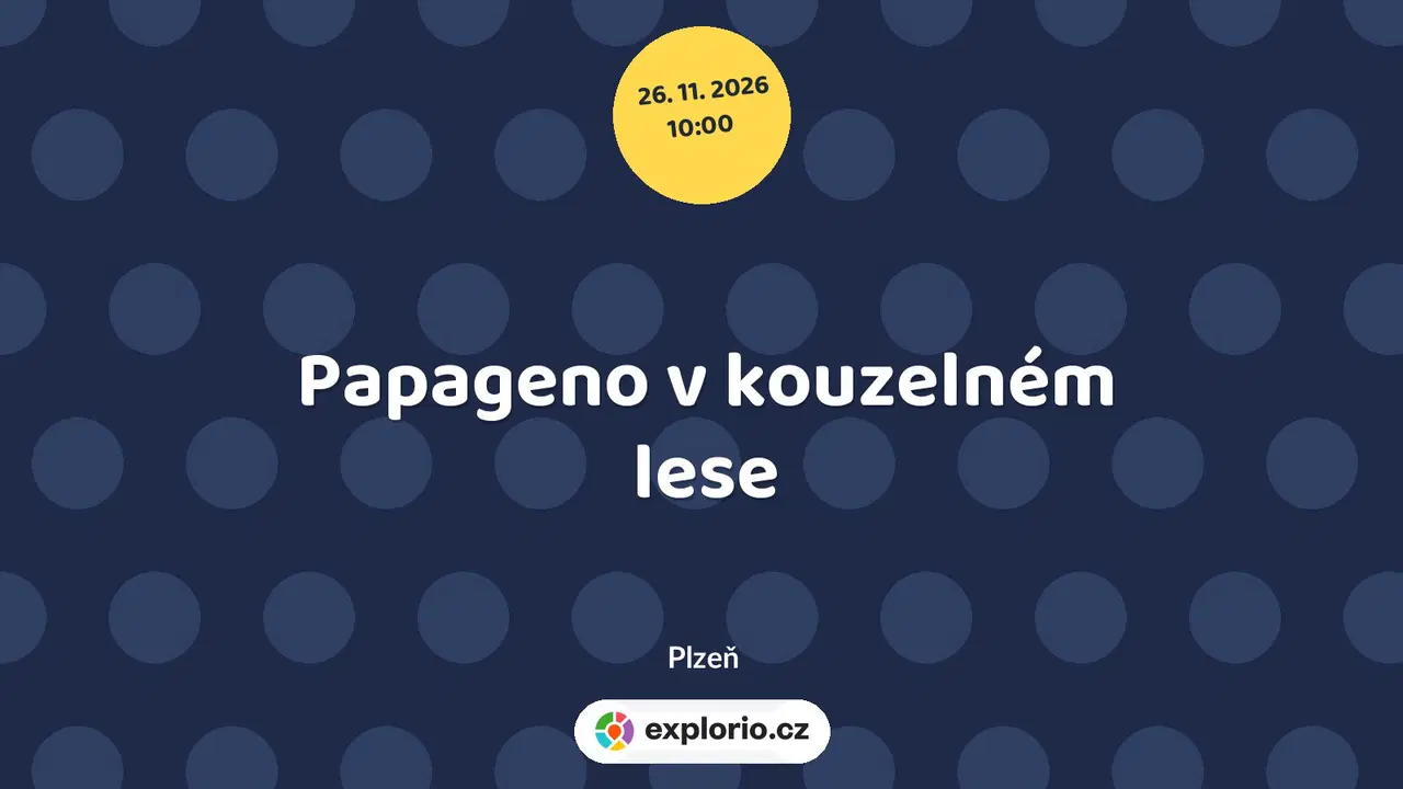 Papageno v kouzelném lese – divadlo, Hudba a Kino, Plzeň