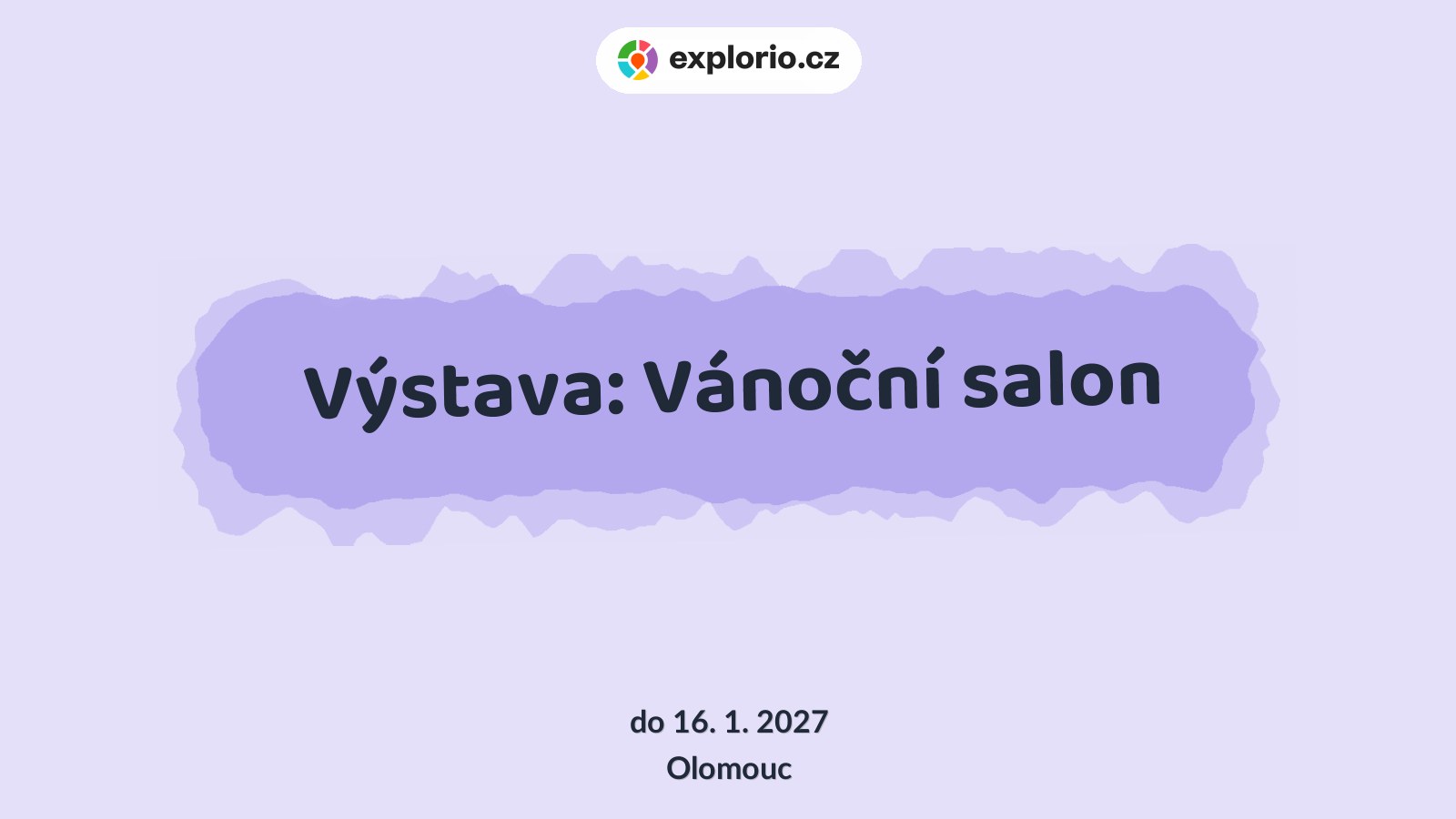 Výstava: Vánoční salon – prohlídky a Muzea, Olomouc