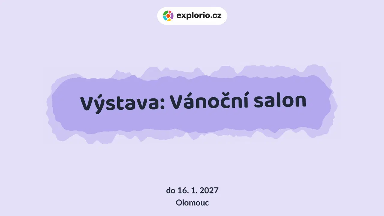 Výstava: Vánoční salon – prohlídky a Muzea, Olomouc