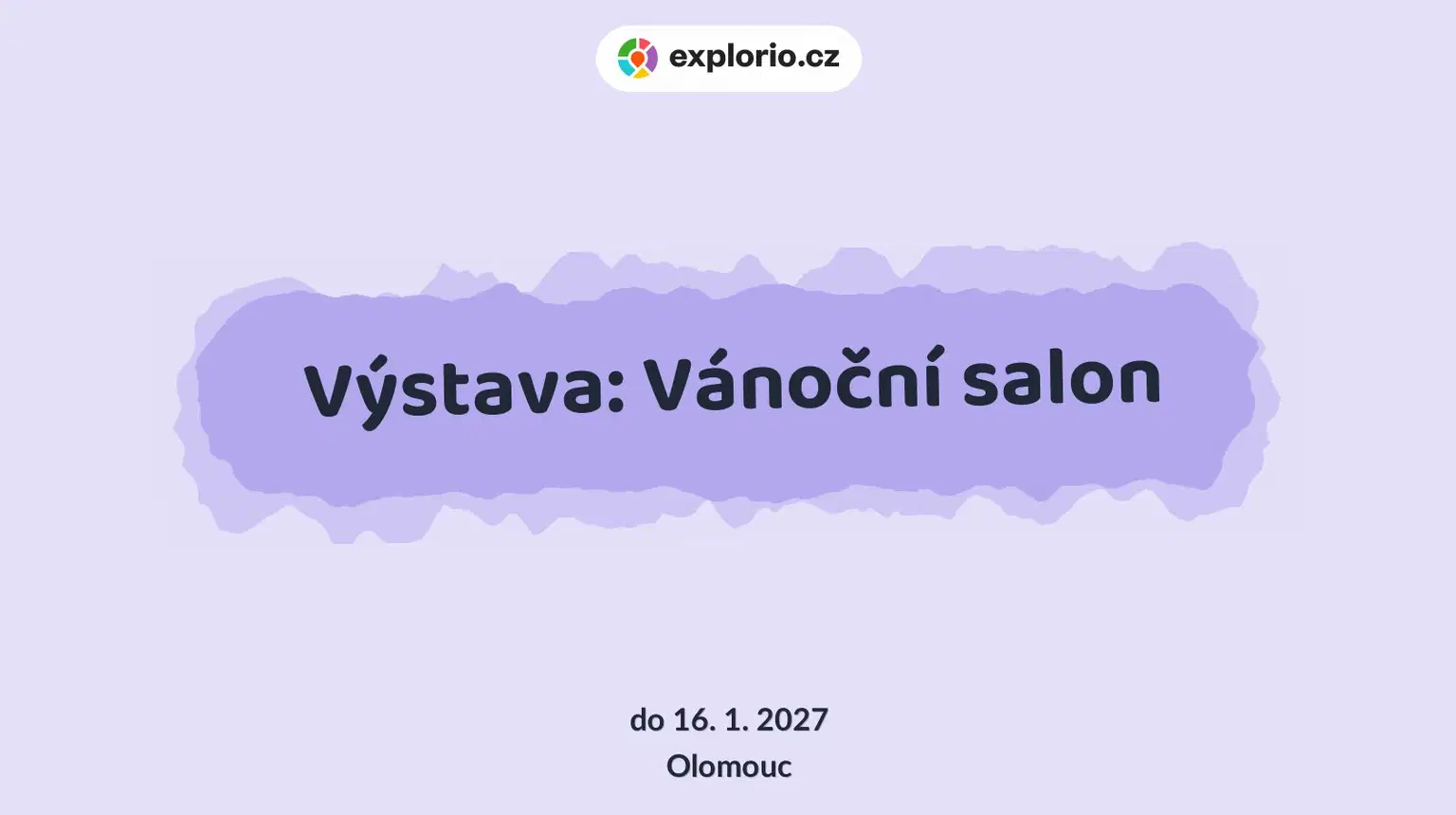 Výstava: Vánoční salon – prohlídky a Muzea, Olomouc