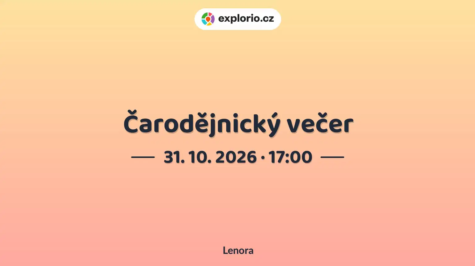 Čarodějnický večer – festivaly a Slavnosti, Lenora