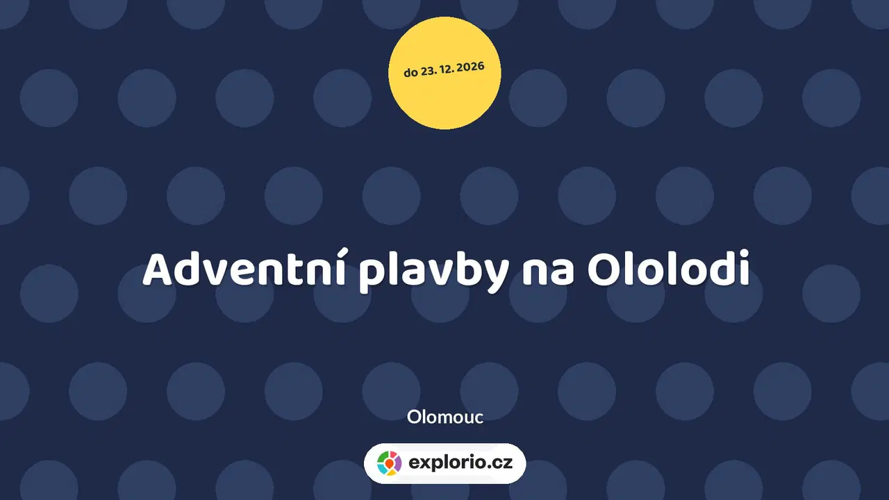 Adventní plavby na Ololodi – prohlídky a Muzea, Olomouc