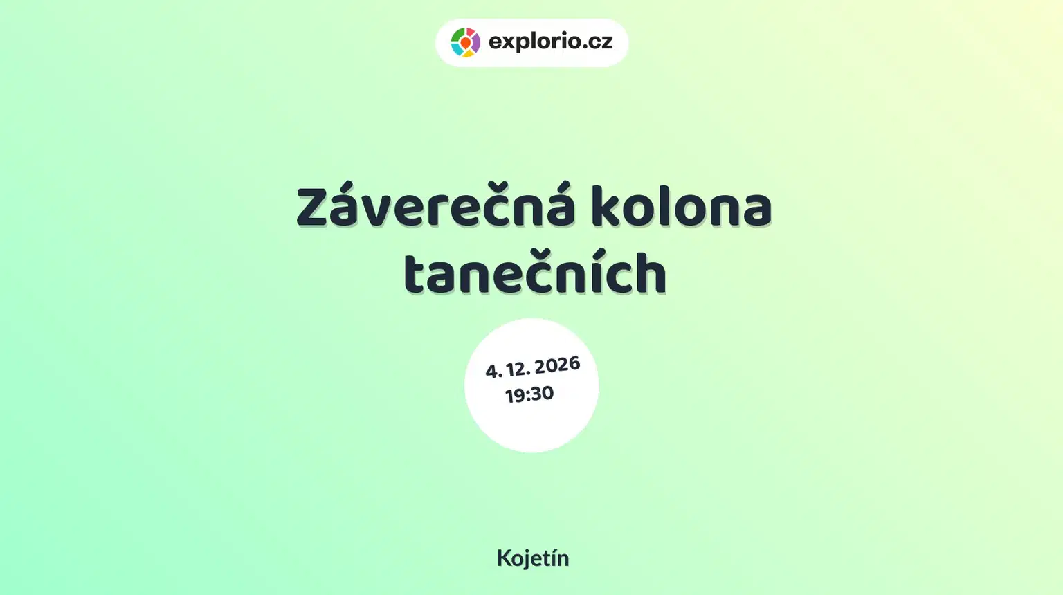 Záverečná kolona tanečních – divadlo, Hudba a Kino, Kojetín