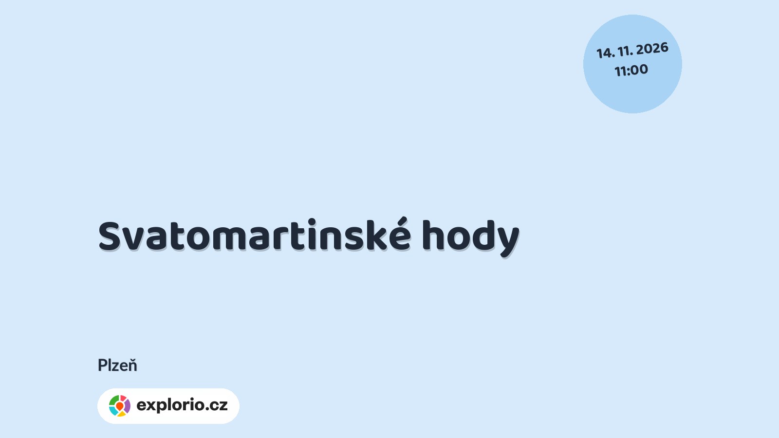 Svatomartinské hody – festivaly a Slavnosti, Plzeň