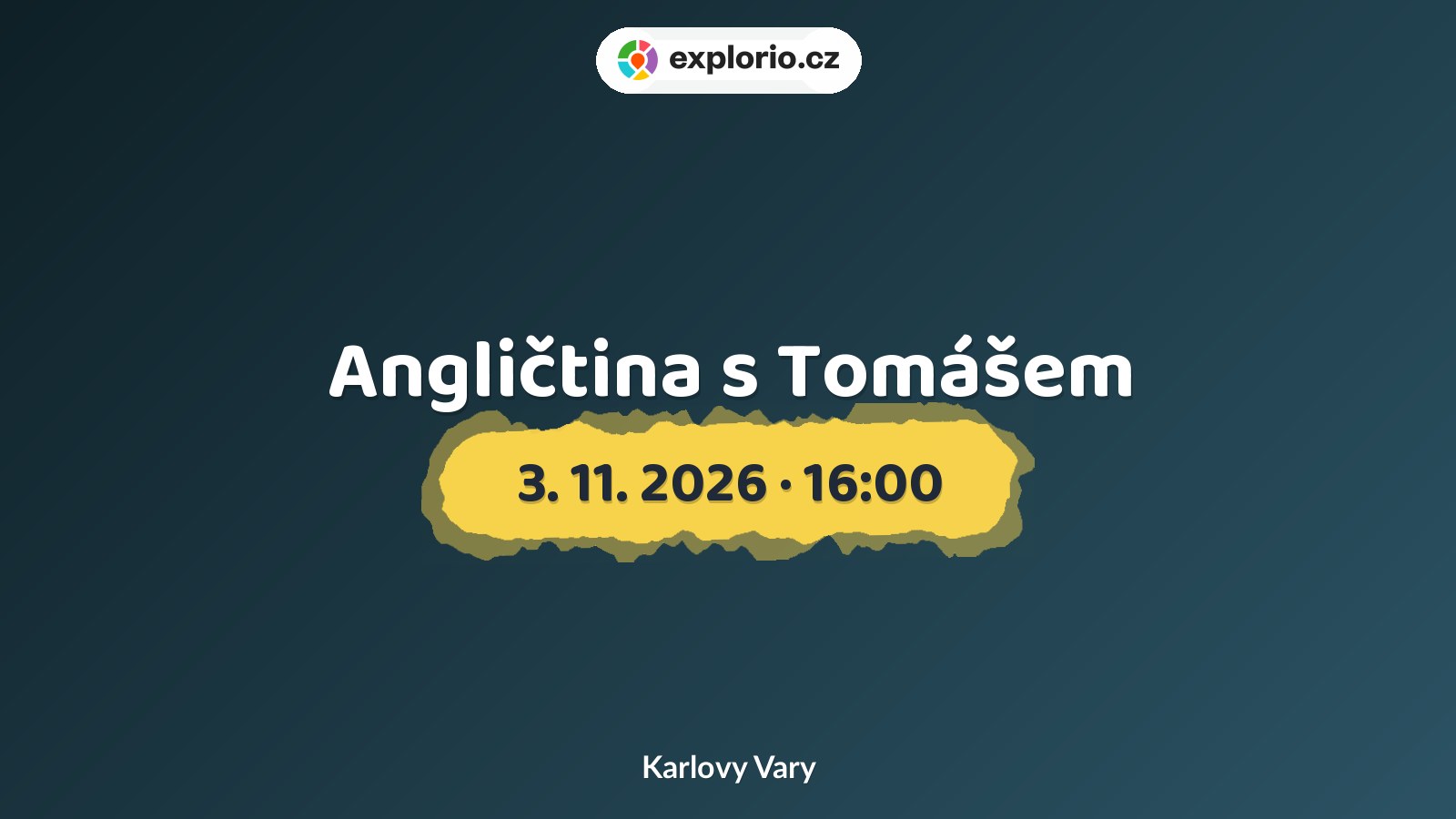 Angličtina s Tomášem – tvořivé dílny a Workshopy, Karlovy Vary