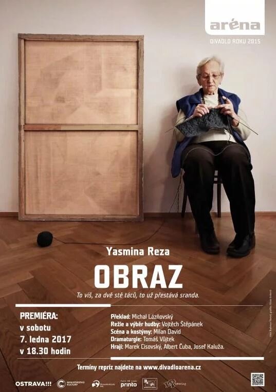 Yasmina Reza - Obraz – divadlo, Hudba a Kino, Ostrava – fotka 2