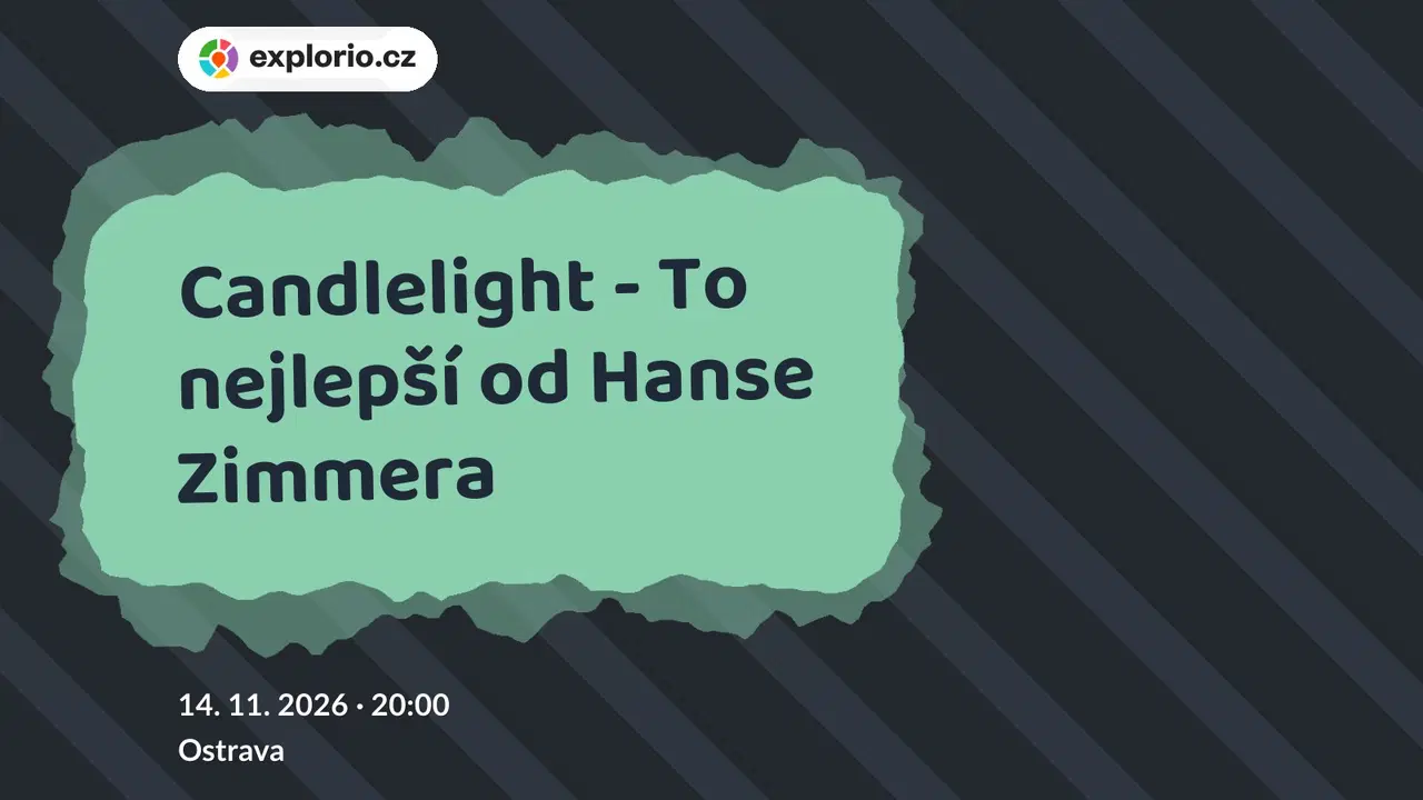 Candlelight - To nejlepší od Hanse Zimmera – divadlo, Hudba a Kino, Ostrava