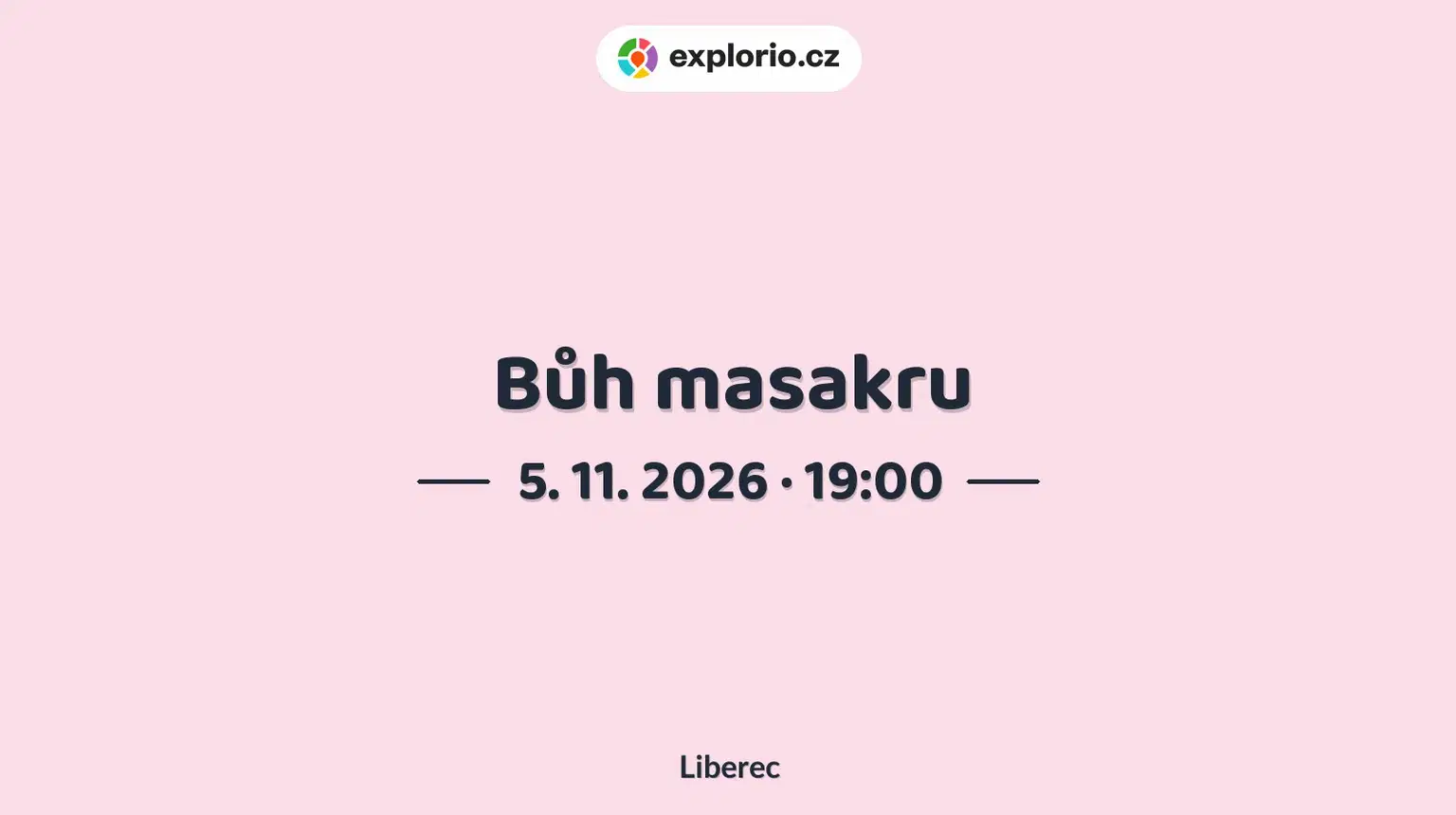 Bůh masakru – divadlo, Hudba a Kino, Liberec