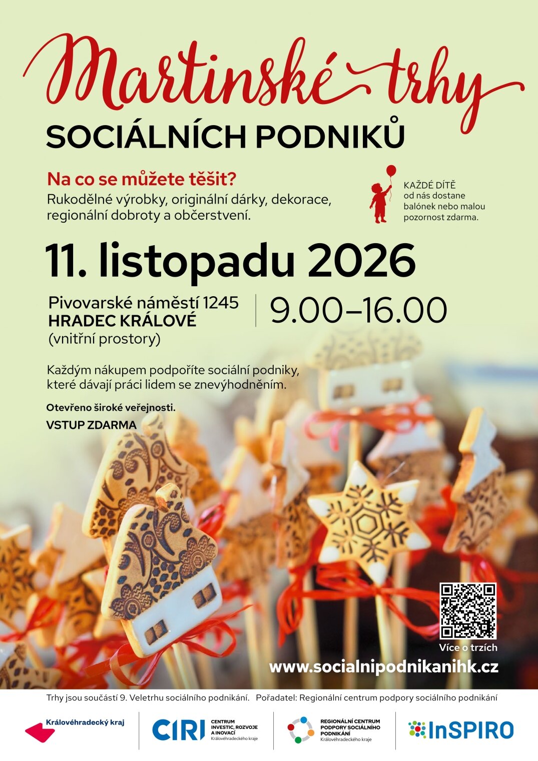 Martinské trhy sociálních podniků – festivaly a Slavnosti, Hradec Králové – fotka 2