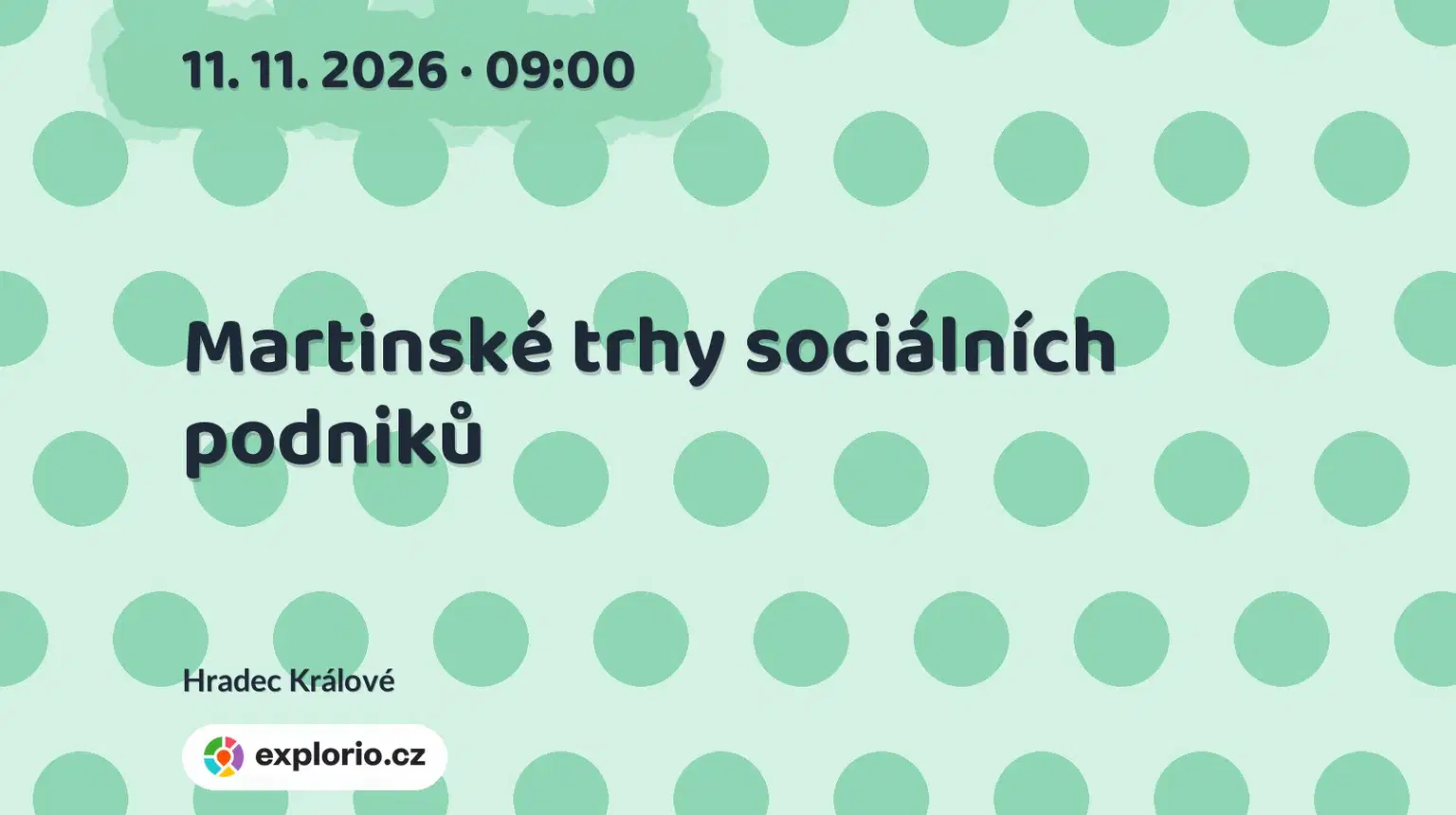 Martinské trhy sociálních podniků – festivaly a Slavnosti, Hradec Králové