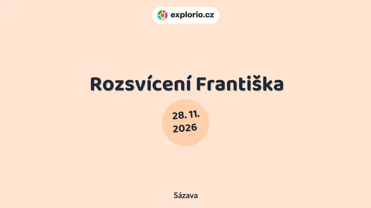 Rozsvícení Františka – festivaly a Slavnosti, Sázava