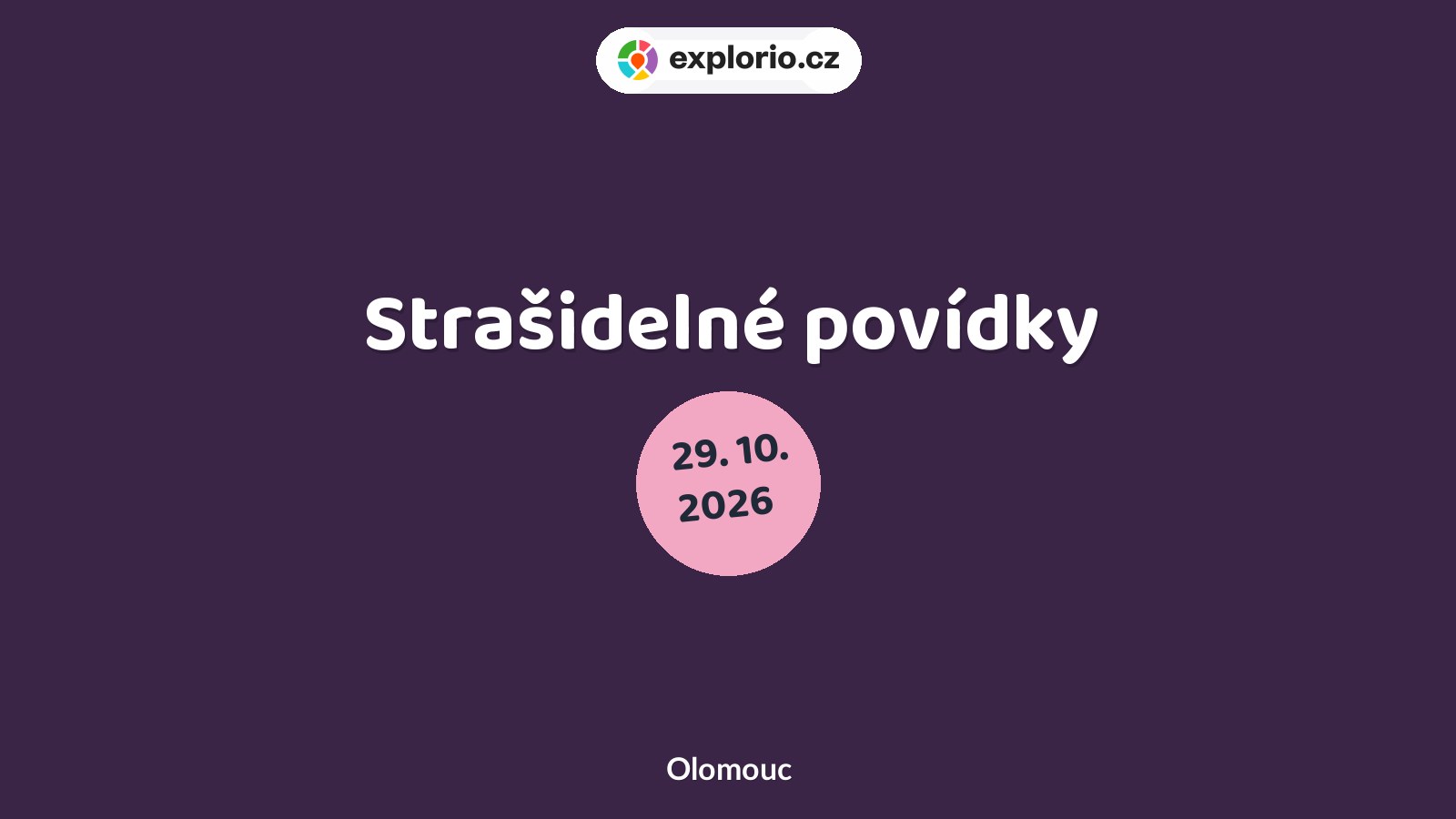 Strašidelné povídky – divadlo, Hudba a Kino, Olomouc