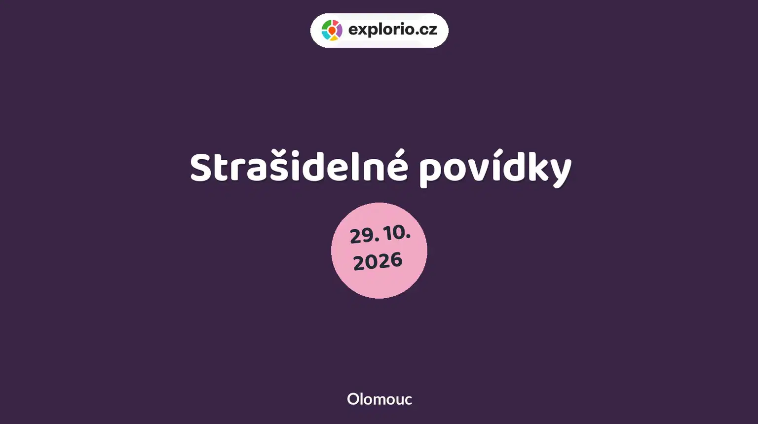 Strašidelné povídky – divadlo, Hudba a Kino, Olomouc