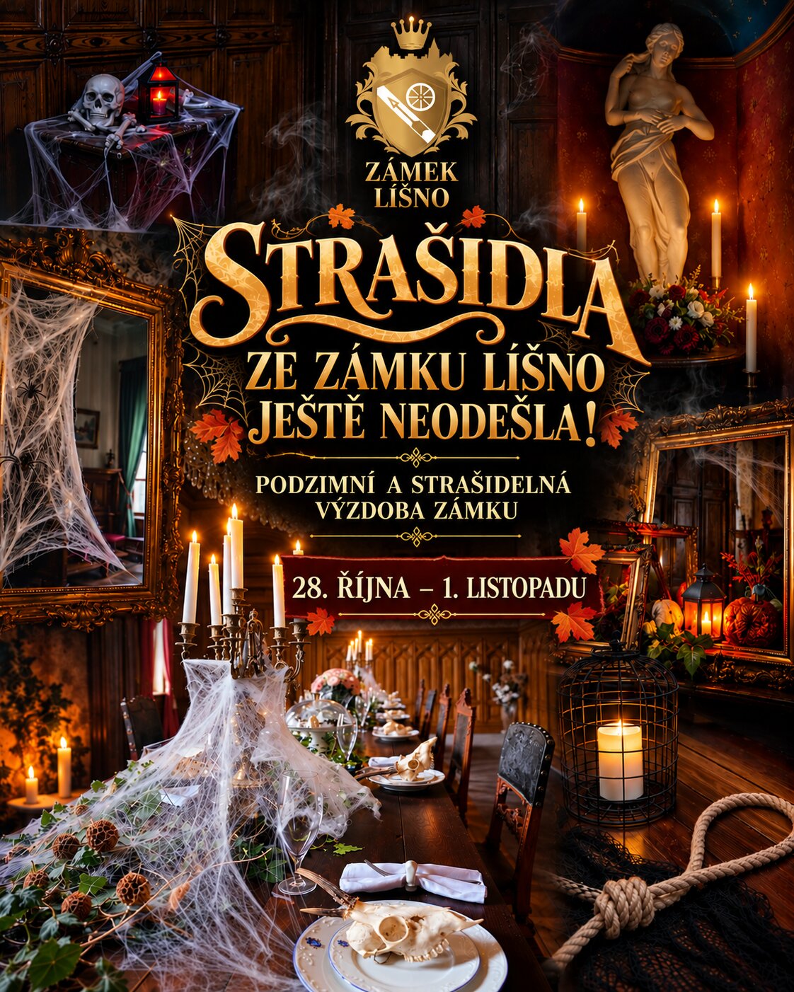 Strašidla ze zámku Líšno ještě neodešla! – prohlídky a Muzea, Bystřice – fotka 2
