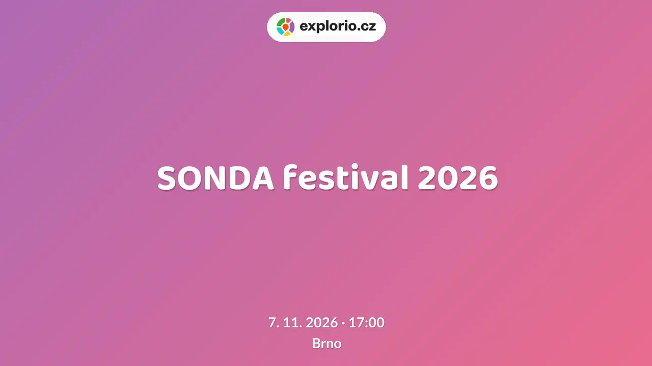 SONDA festival 2026 – divadlo, Hudba a Kino, Brno