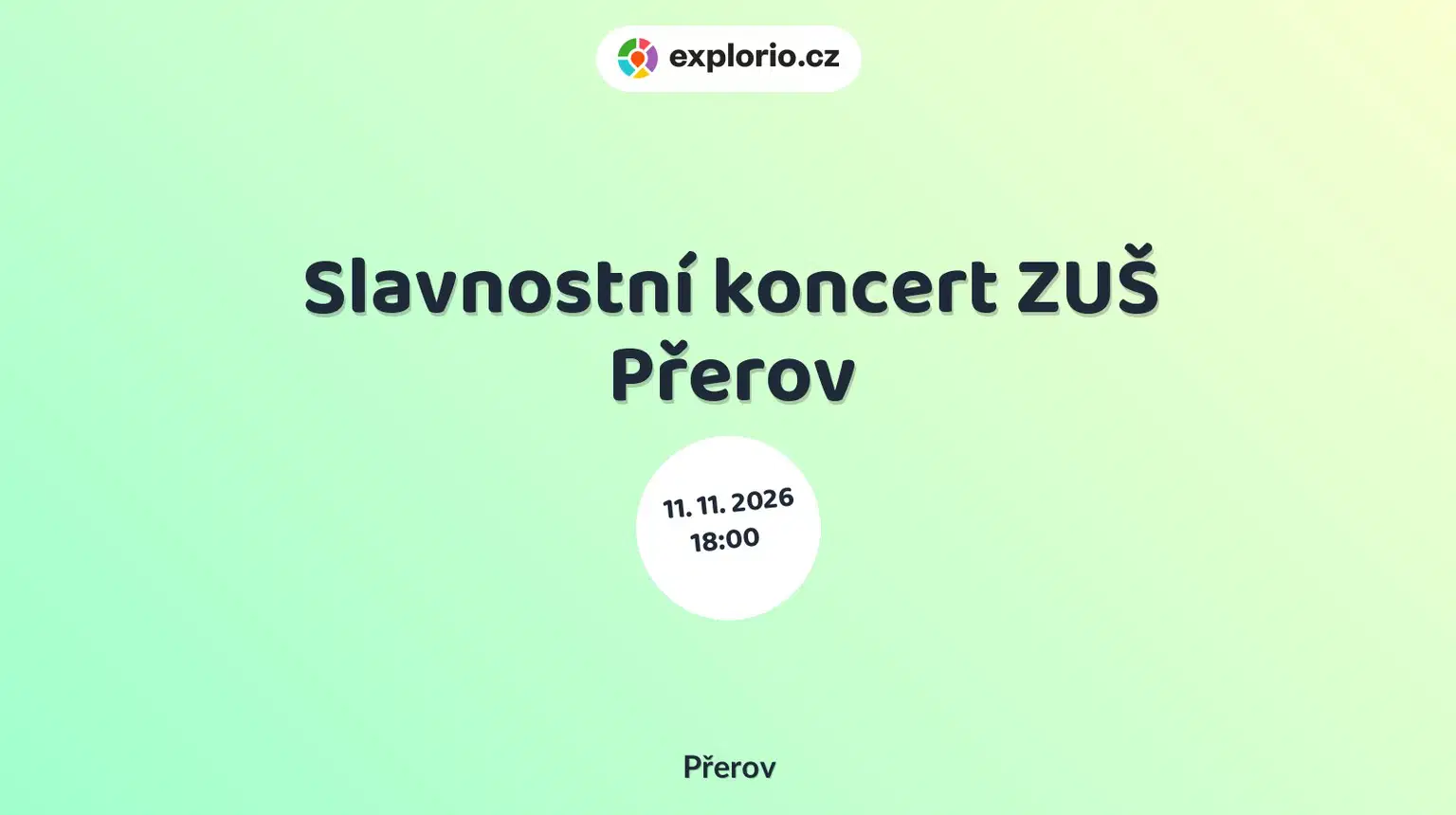 Slavnostní koncert ZUŠ Přerov – divadlo, Hudba a Kino, Přerov