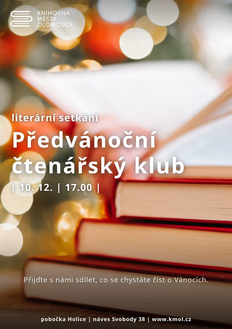 Předvánoční čtenářský klub – divadlo, Hudba a Kino, Olomouc – fotka 2