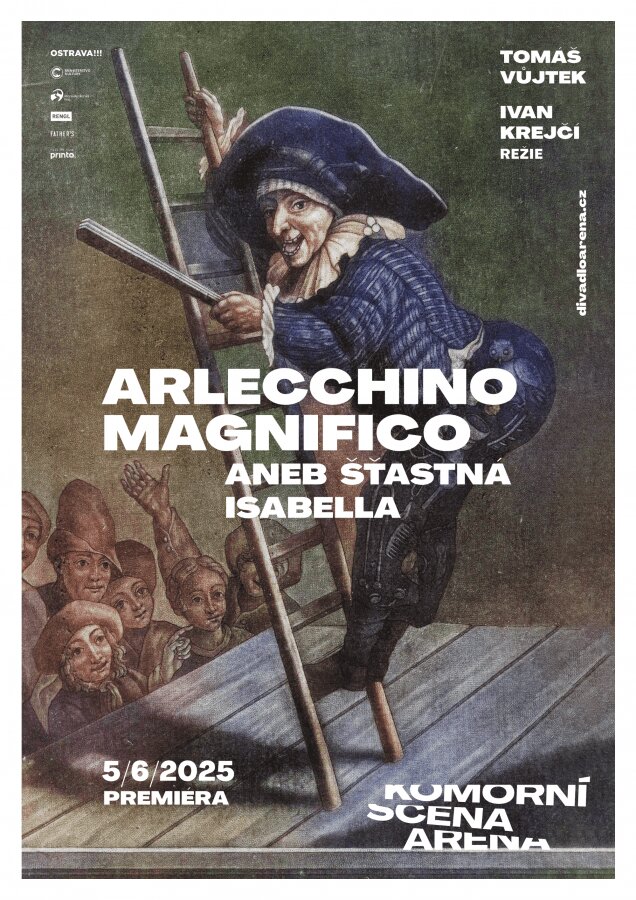 Tomáš Vůjtek - Arlecchino Magnifico aneb Šťastná Isabella – divadlo, Hudba a Kino, Ostrava – fotka 2