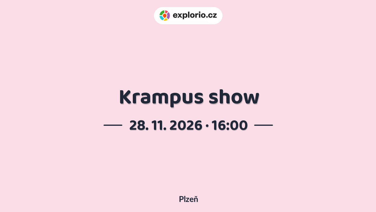 Krampus show – festivaly a Slavnosti, Plzeň