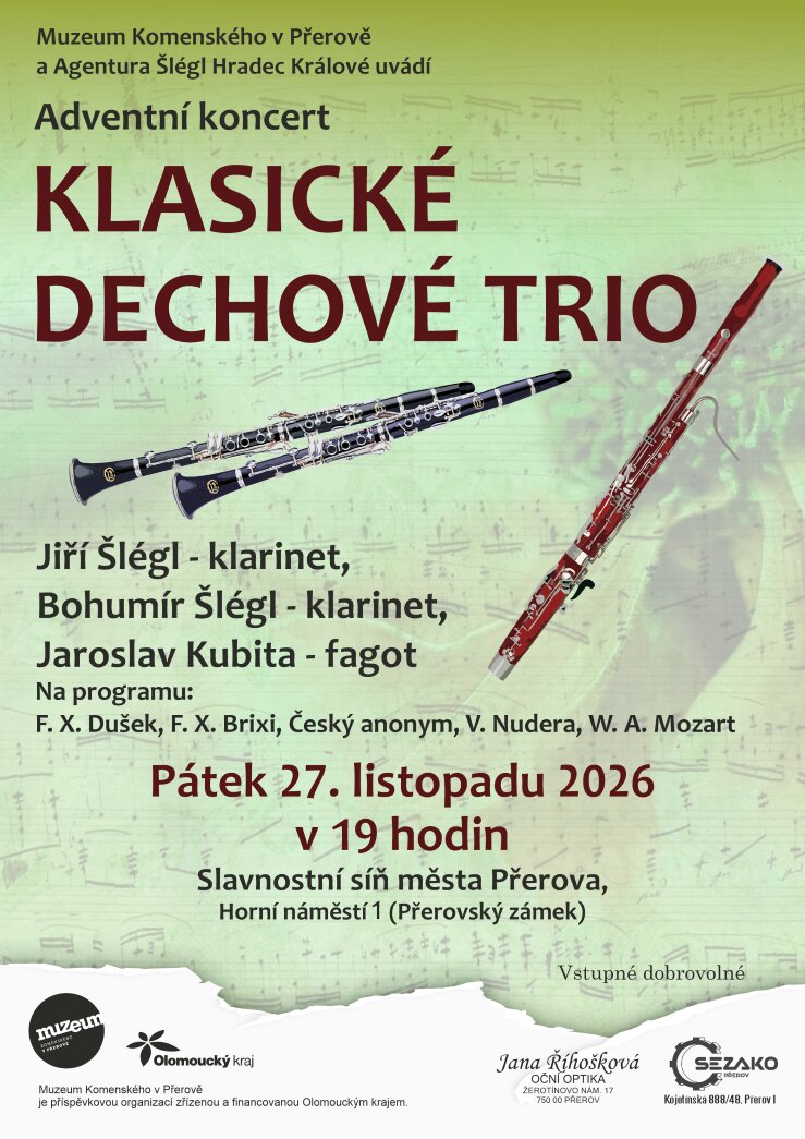 Klasické dechové trio – divadlo, Hudba a Kino, Přerov – fotka 2
