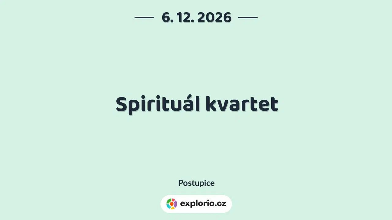 Spirituál kvartet – divadlo, Hudba a Kino, Postupice